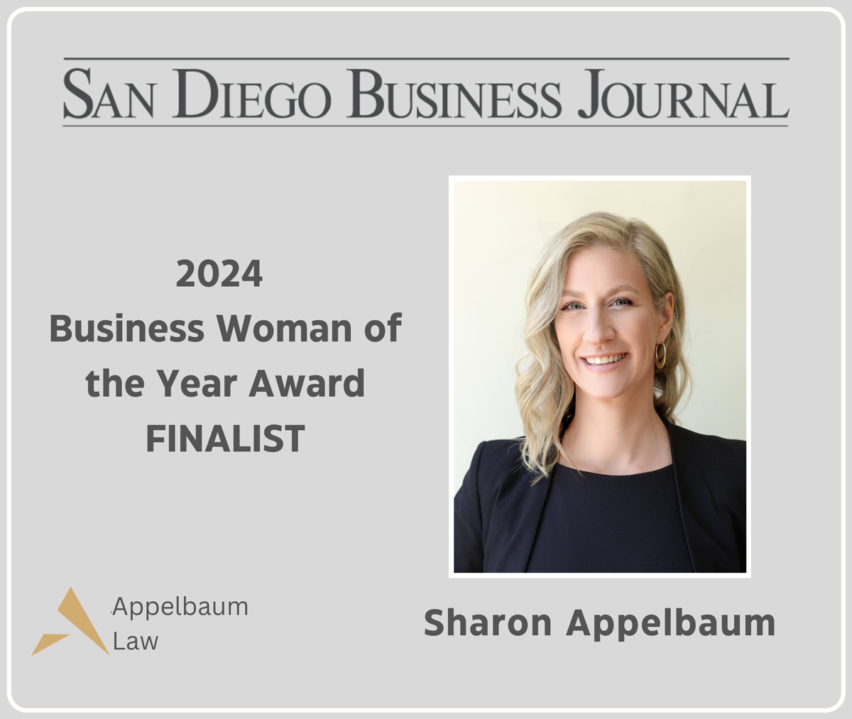 San Diego Business Journal Business Woman of the Year